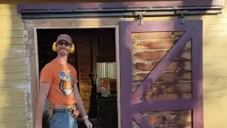 Building a Barn Door: Using repurposed wood and hardware from the old garage door