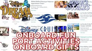 Booking Onboard Fun Activities, Onboard Gifts & Going Through Port Adventures │ Disney Dream 2024