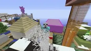 Minecraft Xbox-Skyland Adventures (299) Icey Bowl Round Two