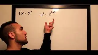 Derivative of x^x (Using Logarithm Properties and Chain Rule)