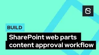 SharePoint web parts content approval workflow | from draft to published