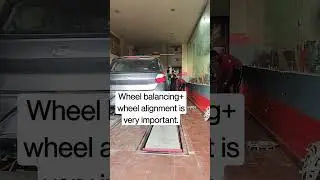wheel balancing and wheel alignment | very important for tyre life.