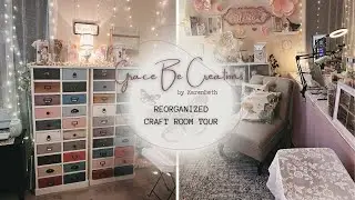 REORGANIZED CRAFT ROOM TOUR