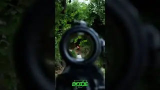 The woods make it difficult to spot targets but not impossible🌲-Bodycam #shorts