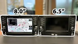 Jak duży ekran możesz założyć do VW?