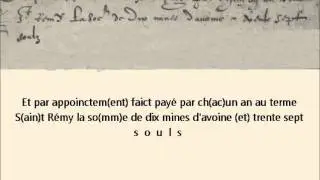 Généalogie Initiation 183 à la Paléographie Paléography, enchaînements de lettres pour former des mo