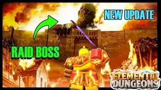 NEW RAID EVENT AND ELEMENTS? |ELEMENTAL DUNGEONS UPDATE 3.0 | ROBLOX
