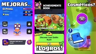 !!NUEVAS MEJORAS EN LOS PERSONAJES!!, !!LOGROS EN EL JUEGO!!, NUEVOS COSMETICOS?... Y MAAAAS