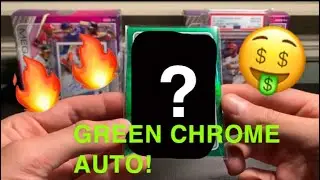 GREEN CHROME AUTO! 2020 BOWMAN (2) BLASTER RIP!
