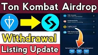 Ton Kombat Listing || Ton Kombat Airdrop listing || Ton Kombat Airdrop update || Ton Kombat Airdrop