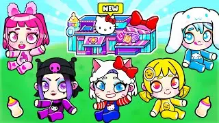 ХЕЛЛОУ КИТТИ, КУРОМИ и МАЙ МЕЛОДИ В ДЕТСКОМ САДИКЕ | Hello Kitty в Avatar World | Toca Boca
