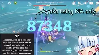 Ayaka's normal attack isn't that trash