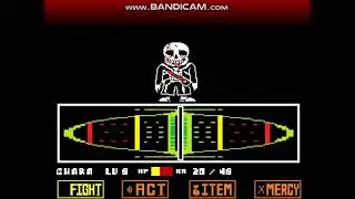 UnderTale:Neutral Run Sans fight Phase 3 Remake