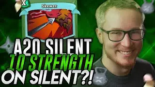10 Strength on SILENT?! | Ascension 20 Silent Run | Slay the Spire