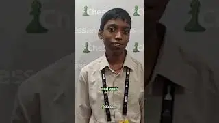 From Being a Fan To Being a Competitor ft. Praggnanandhaa! #chess #shorts