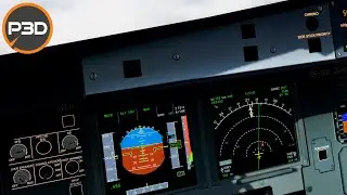 P3Dv5 - FSLabs A320 | Resolution Advisory and first landing in Toulouse.