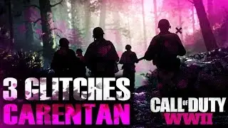 COD WW2  3 NEW GLITCHES  WORLD WAR 2 GLITCHES SECRET HIDING SPOTS CARENTAN CALL OF DUTY TIPS TRICKS