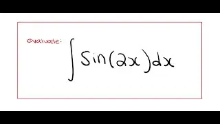 Integral of sin(2x)dx