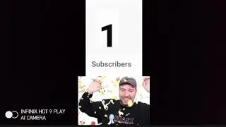 mrbeast finally hits 1 subscriber @MrBeast (new trend)