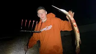 Spear fishing, bow fishing and a pile of Northern Michigan gar!