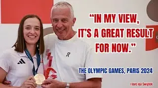 An interview🎤with Tomasz Świątek - Iga’s father❤️, Paris🇫🇷03.08.2024 #igaswiatek #paris2024