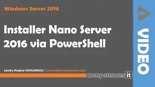 Windows Server 2016 - Installer Nano Server 2016 via PowerShell 