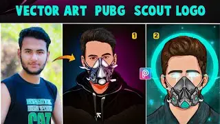 How to make Vector Logo in PicsArt || Cartoon AI Vector Logo Editing in PicsArt