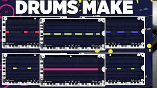 DRUMS PATTERN Make in Fl Studio Mobile 2023 | fl studio mobile Tutorial update 4.4.5