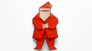 How to make an ORIGAMI SANTA CLAUS