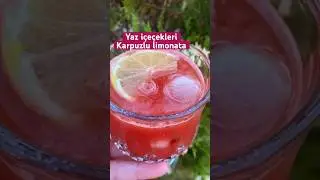 Ev yapımı yaz içecekleri || Karpuzlu limonata || Nane ferahlığı || Yaz meyveleri