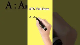 A.T.S  Full form  |  full form of ATS  | #fullform