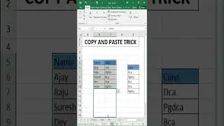 EXCEL COPY PASTE TRICK | EXCEL COPY PASTE SHORTCUT | DIGITAL BHANDAR