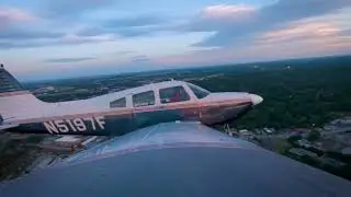 First Solo Flight Piper Archer // KGMU Greenville, SC