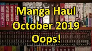 Manga Haul: October 2019 || Oops!