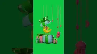 Ramadan gift box 2023 green screen 