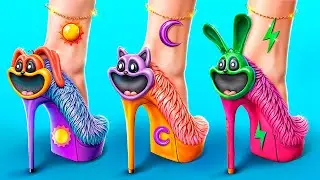 Преображение одного цвета челлендж! CatNap, DogDay и Hoppy! Poppy Playtime 3!