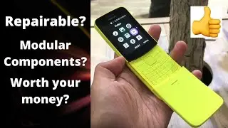 Teardown of the Nokia 8110 4G (Banana Phone) How repairable is it?