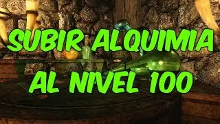 HOW TO GET YOUR ALCHEMY TO LEVEL 100 IN 5 MINUTES - SKYRIM