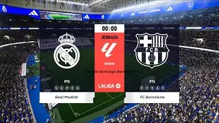 Real Madrid vs Barcelona | Estadio Santiago Bernabéu | 2024-25 La Liga | PES 2021