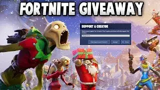 christmas giveaway Fortnite support a creator