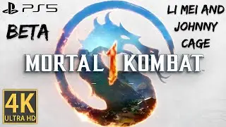 Mortal Kombat 1 PS5 Классические Башни За Ли Мей и Джонни Кейджа Beta 4K