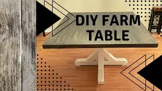 DIY Square Dining Table [FARMHOUSE] 4X4 Top