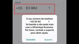 Como desbanir  o numero que foi banido no WhatsApp