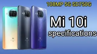 Mi 10i- 108MP,SD750G💪 5G Specifications and Expected price