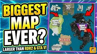 GTA 6 MAP IS HUGE! Larger Than All Old Rockstar Games! (Over 700 Locations!)