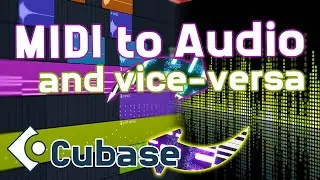 Cubase with Galfi & Galfette - How to convert MIDI to Audio #cubase #midi #audio #convert