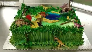 Bolo Dinossauros #artnaconfeitaria