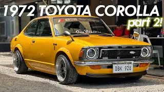 1972 TOYOTA COROLLA SPRINTER KE25 FULL CAR REVIEW! (part 2)