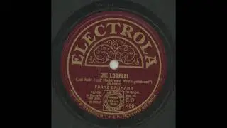 Die Lorelei (Ich Hab' Heut' Vom Rhein Geträumt) - Franz Baumann