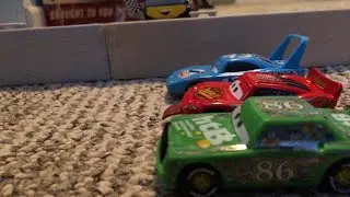 Dinoco 400: The 3 Way Tie Final Lap | Cars Stop Motion Remake